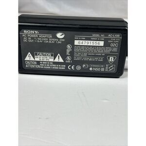 Genuine Original‎ OEM Sony AC-L10A Adapter Camcorder